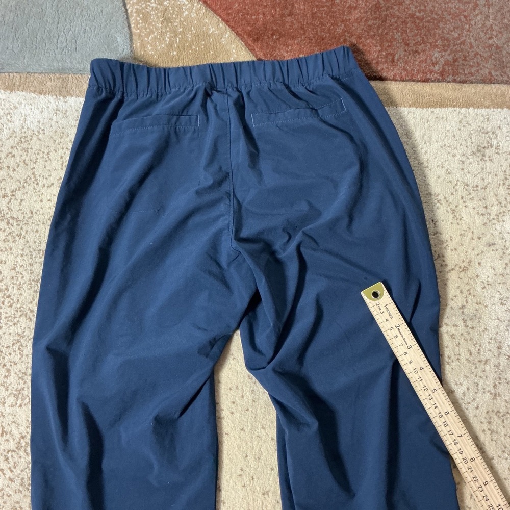 Athleta La Viva Pants Navy Blue Travel Hiking 983350 SU16 Womens M Granola Girl - Picture 7 of 8